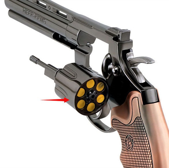Mini S&W 686 Revolver with Bullets