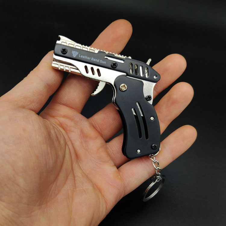Mini Folding Rubber Band Gun