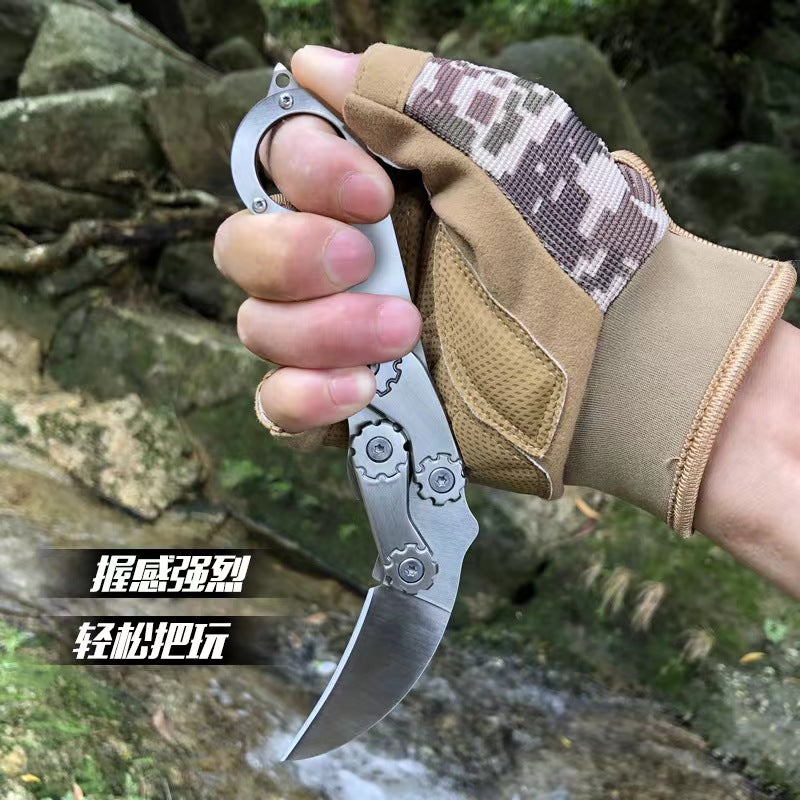 5CR13MOV Blade Mechanical Claw Knife