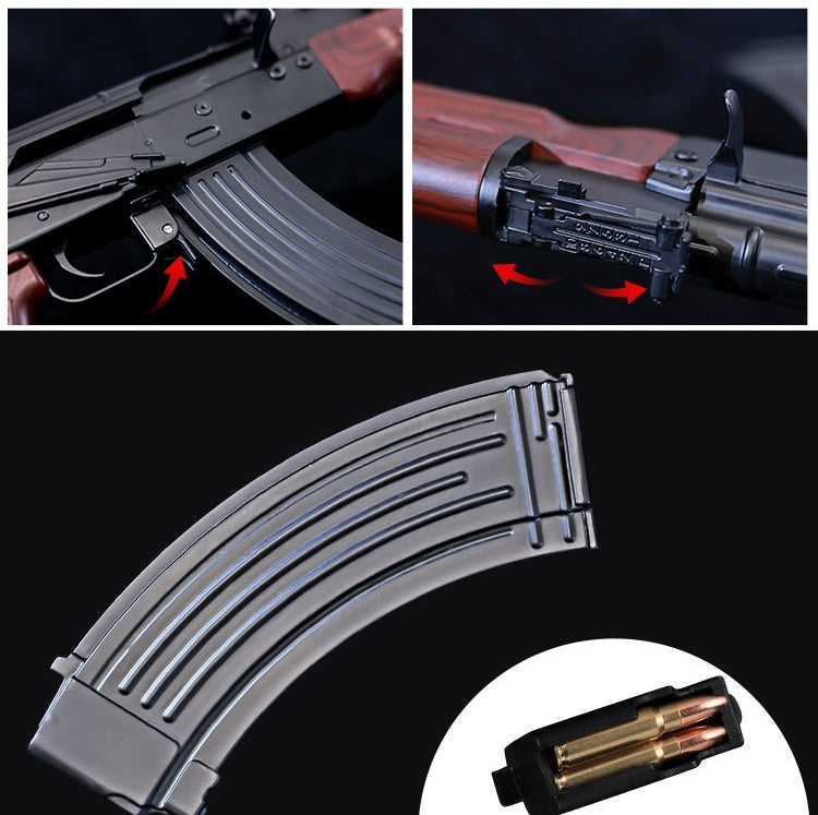 Alloy Army Mini AK47 Shell Ejection Toy