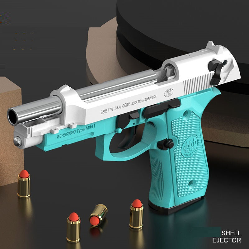 Beretta M92 Auto Shell Ejection Blowback Toy Gun