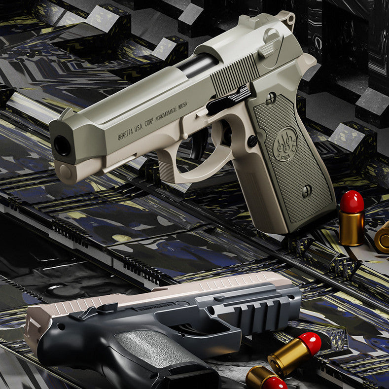 Beretta M92 & SIG Sauer P320 Auto Shell Ejection Toy Gun