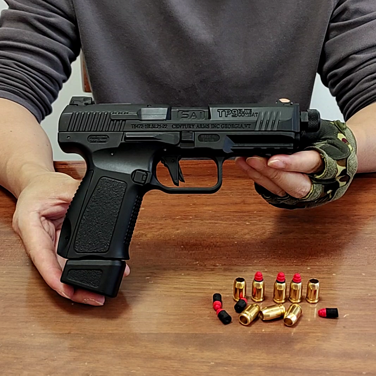 Canik TP9 Shell Ejection Soft Bullet Toy Gun