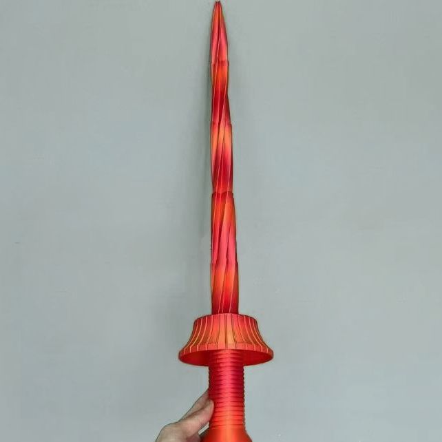 Collapsing Sword 3D Printed