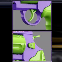 Thumbnail for Double Action Honeycomb Revolver Toy Gun