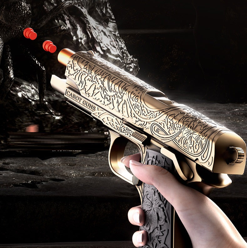 Engraved Colt M1911 Auto Shell Ejection Toy Gun