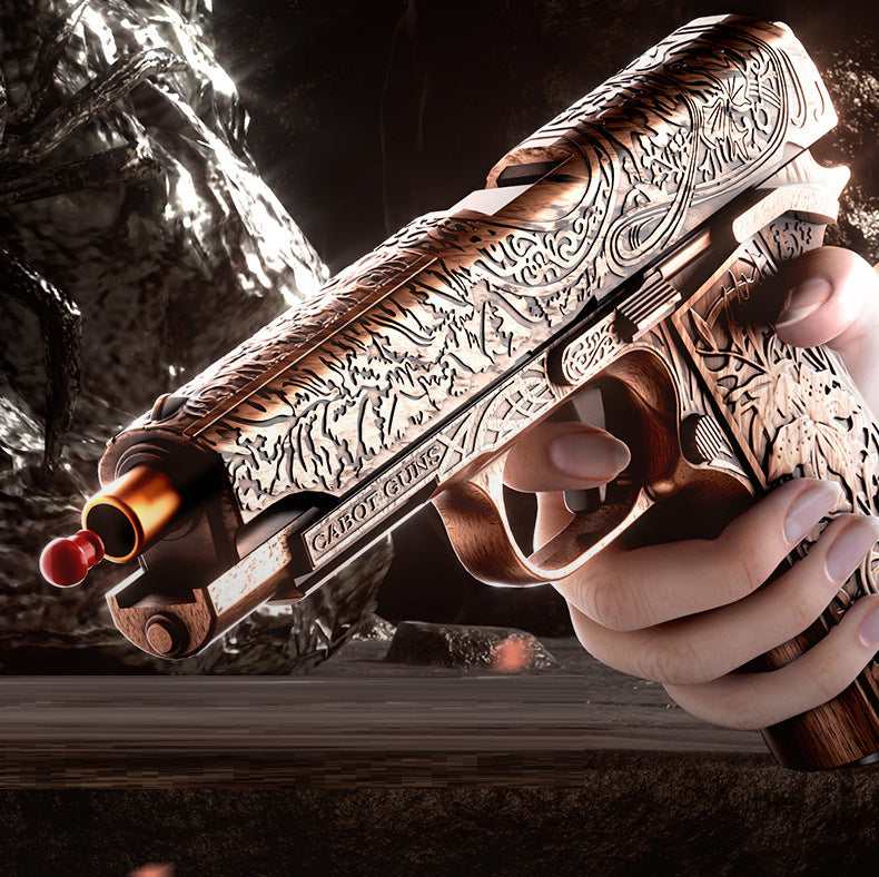 Engraved Colt M1911 Auto Shell Ejection Toy Gun