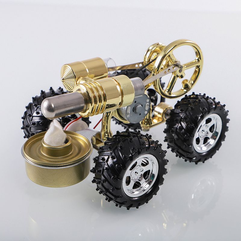 Hot Air Stirling Engine Car Model