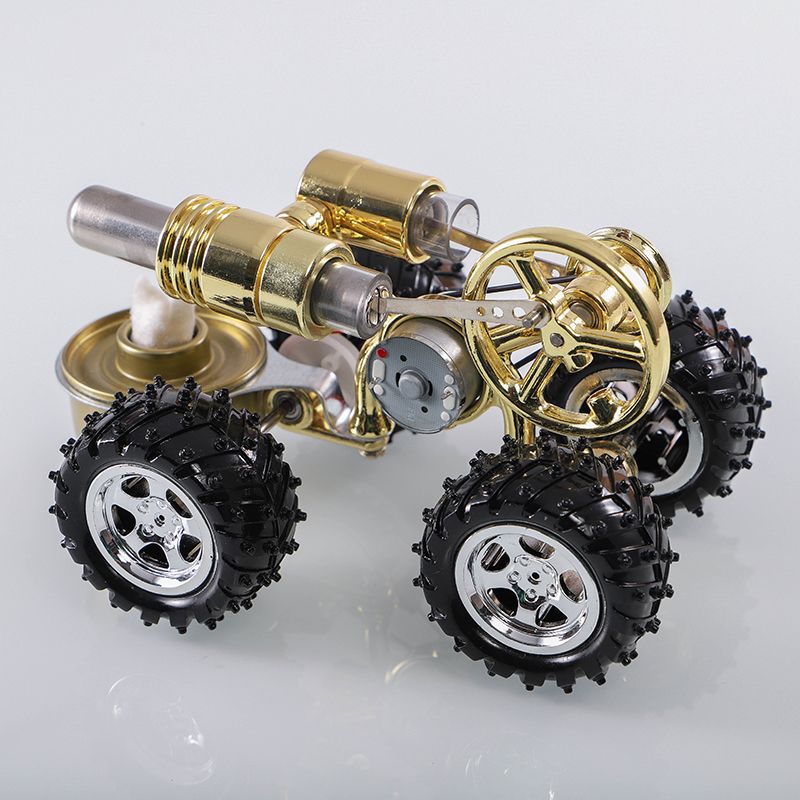 Hot Air Stirling Engine Car Model