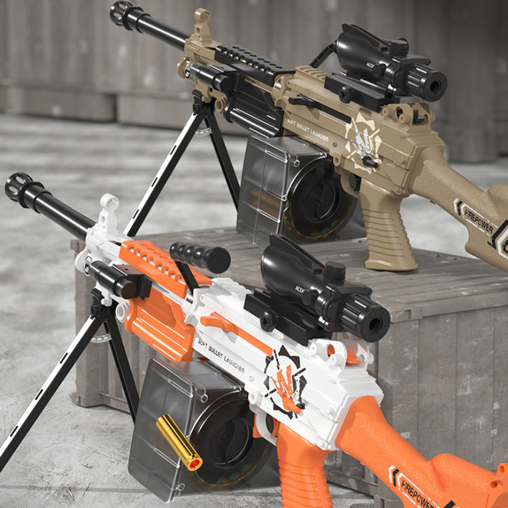 M249 Auto Shell Ejection Soft Bullet Toy Gun