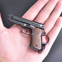 Thumbnail for Mini Beretta M92 Shell Ejection Toy Gun Keychain