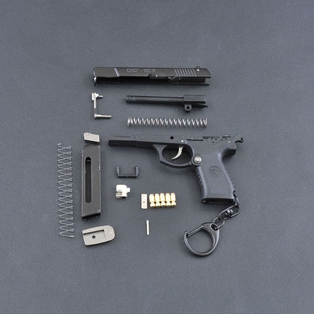 Mini Chinese Type 92 Toy Gun Keychain