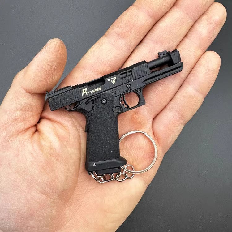Mini Combat Master 2011 Shell Ejection Toy Gun Keychain