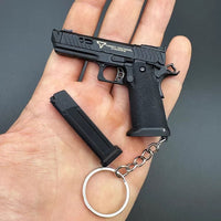 Thumbnail for Mini Combat Master 2011 Shell Ejection Toy Gun Keychain