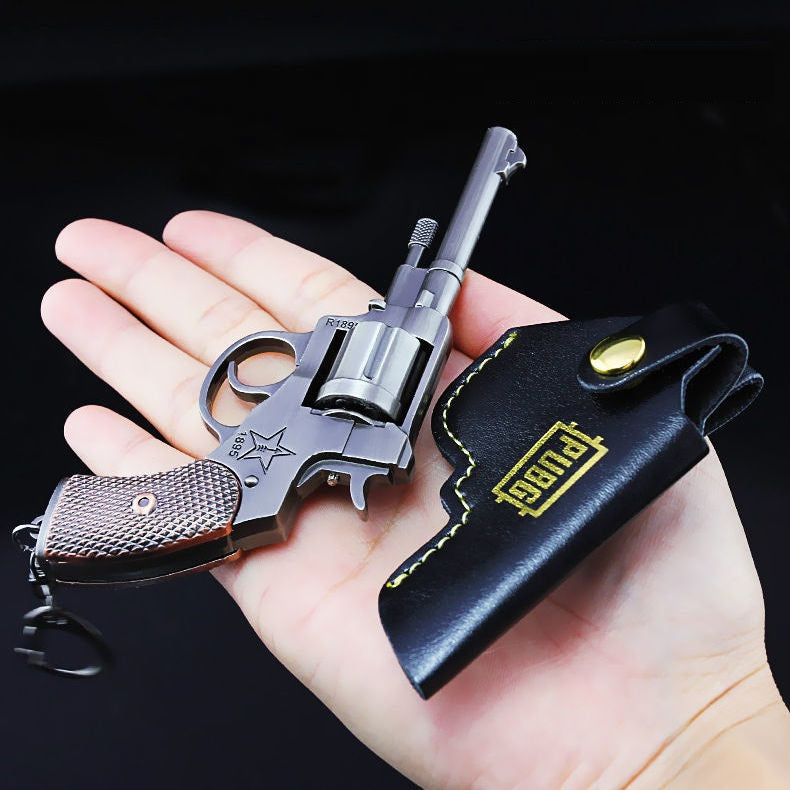 Mini R1895 Revolver P92 Toy Gun Keychain