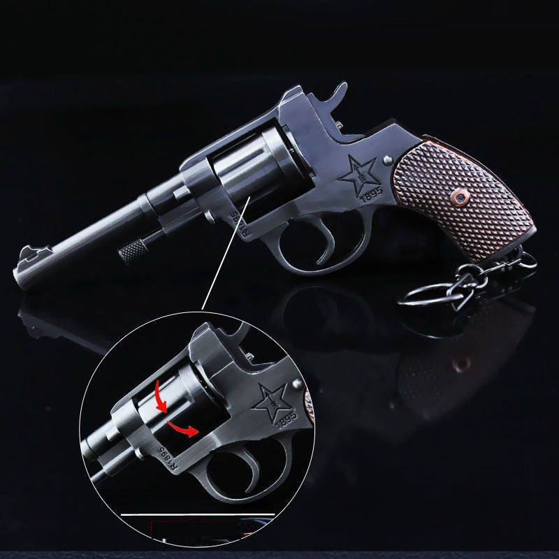 Mini R1895 Revolver P92 Toy Gun Keychain