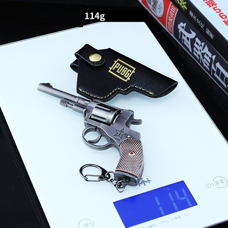 Mini R1895 Revolver P92 Toy Gun Keychain