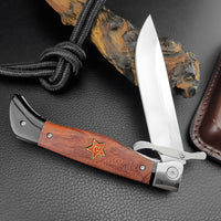 Thumbnail for Russian Finka-NKVD KGB Folding Pocket Knife