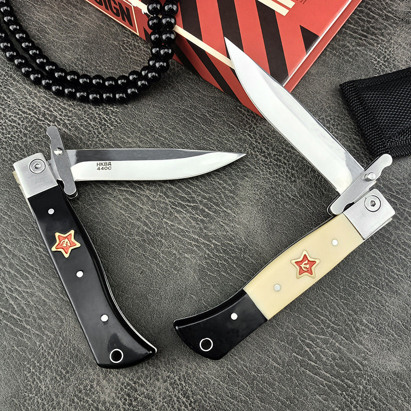 Russian Finka NKVD Patriot Folding Knife