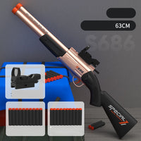 Thumbnail for S686 Double Barrel Soft Bullet Shotgun Toy Gun