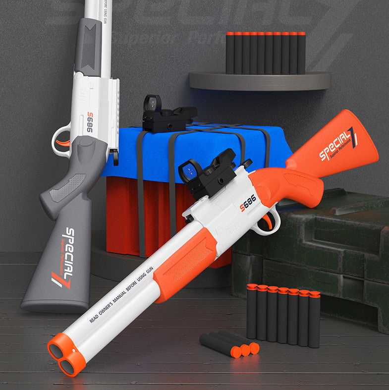 S686 Double Barrel Soft Bullet Shotgun Toy Gun
