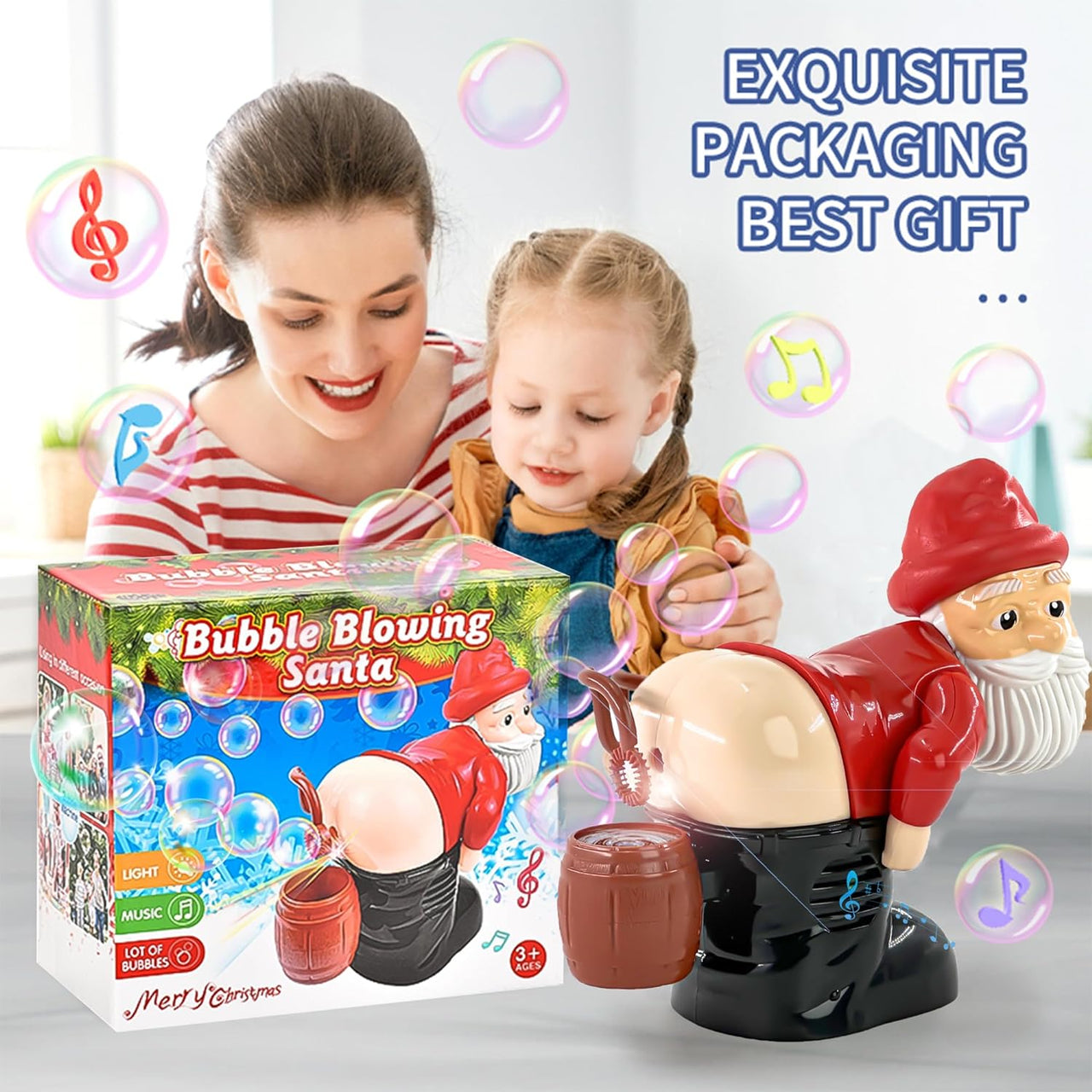 Santa Claus Fart Bubble Blower