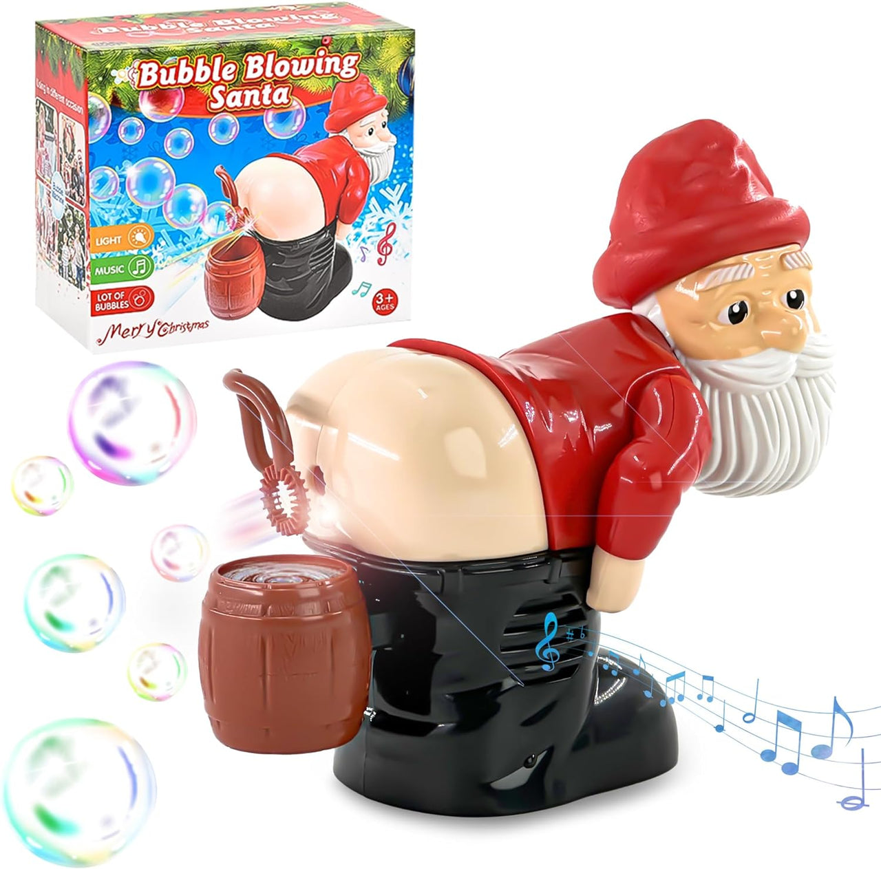 Santa Claus Fart Bubble Blower