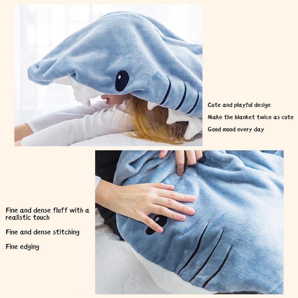 Shark Hoodie Blanket
