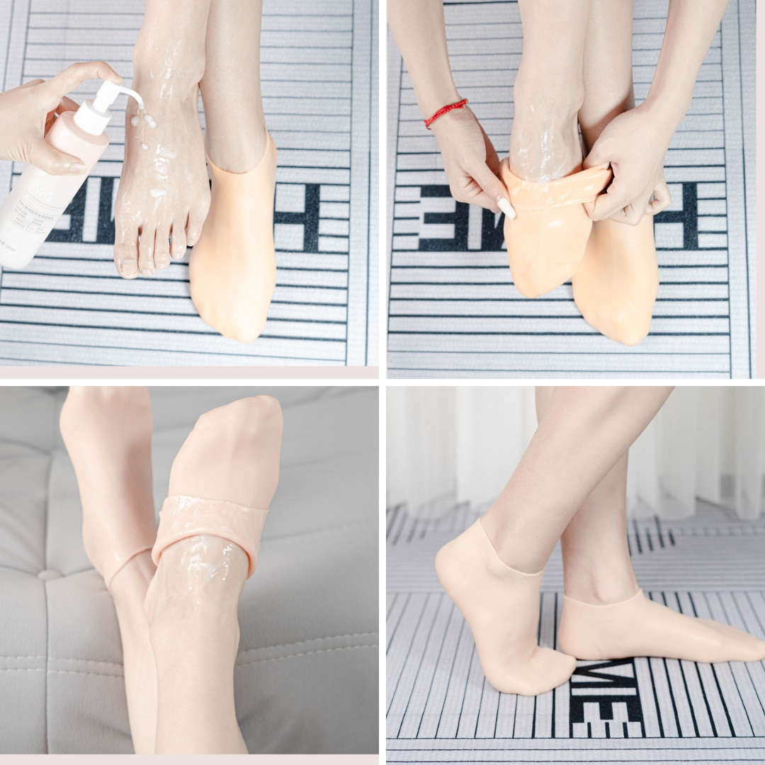 Silicone Moisturizing Socks