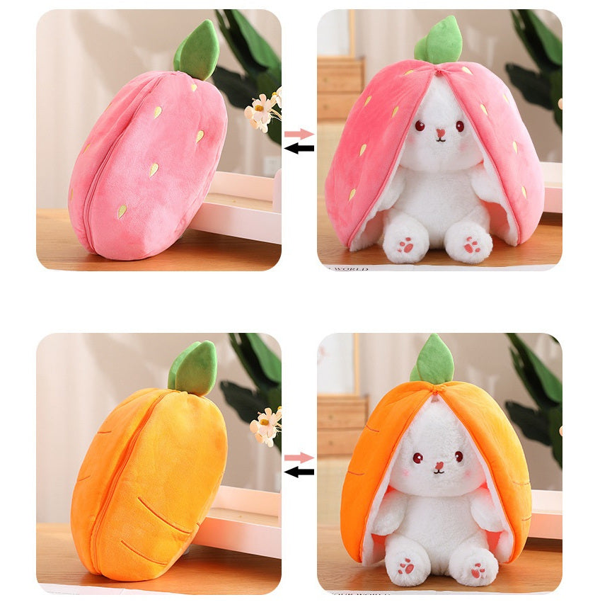 Strawberry Bunny Plush Toy