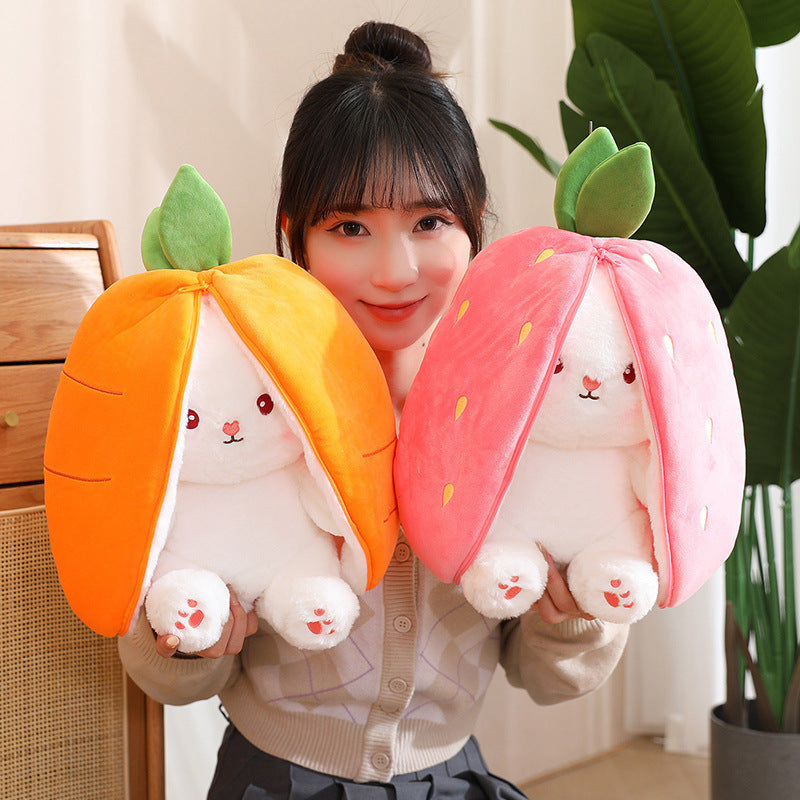 Strawberry Bunny Plush Toy