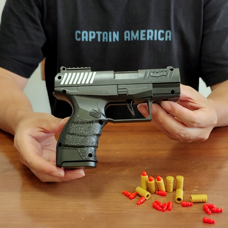 Walther PPQ Auto Shell Ejection Toy Gun