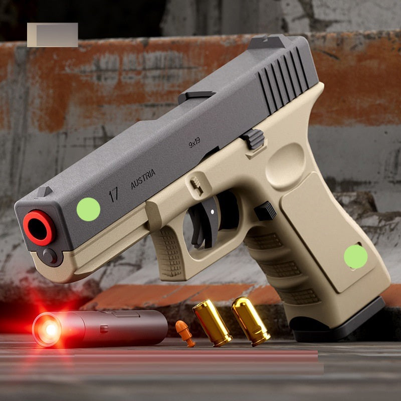 Glock Auto Shell Ejection Blowback Laser Toy Gun