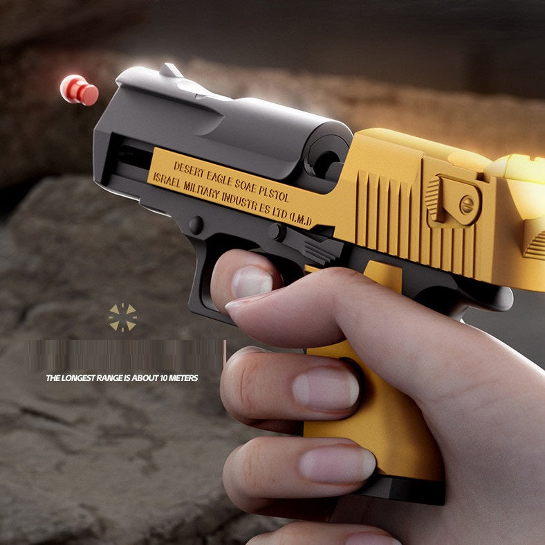 Mini Desert Eagle Auto Shell Ejection Toy Gun