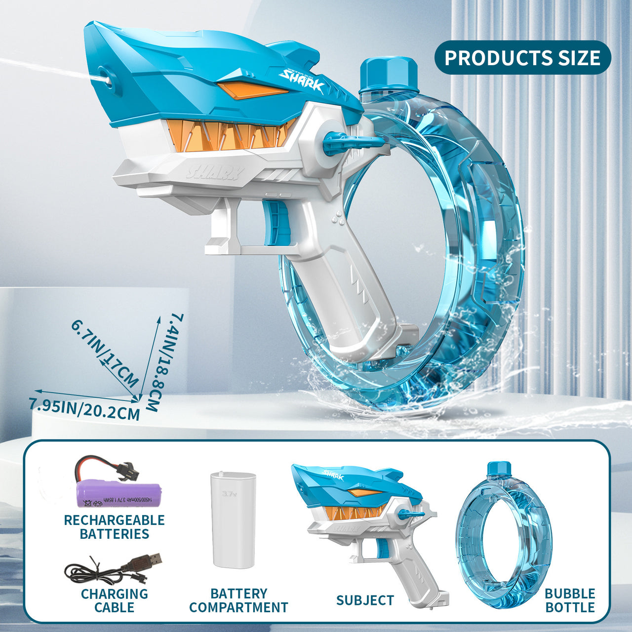Shark Electric Water Gun Toy