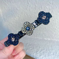 Thumbnail for Sparkling Crystal Stone Braided Hair Clips