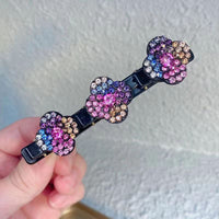Thumbnail for Sparkling Crystal Stone Braided Hair Clips