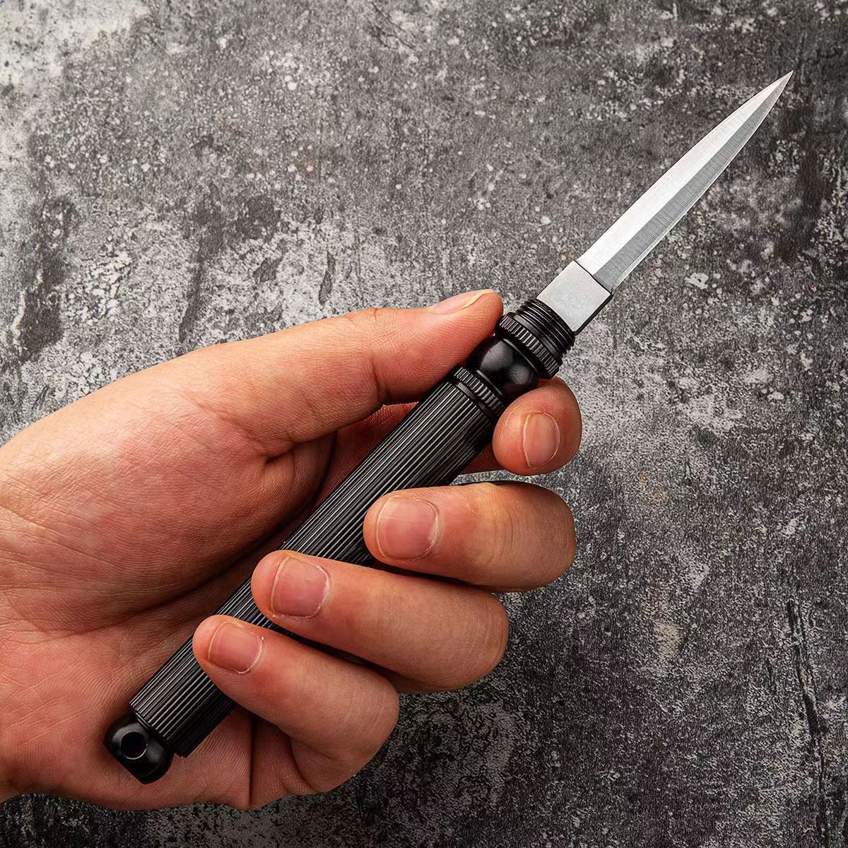 Self Defense keychain Knife with Window Breaker Tool