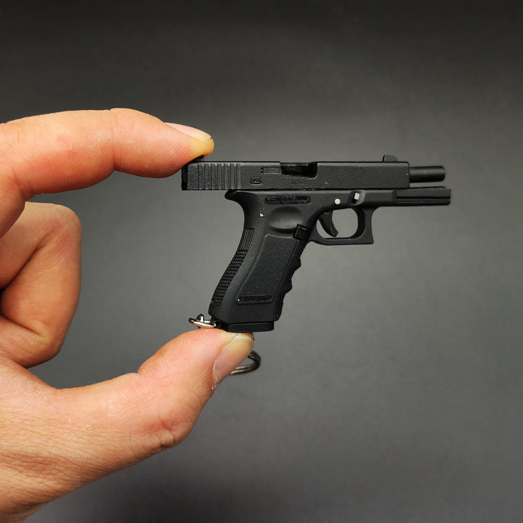 Mini Glock 17 Shell Ejection Toy Keychain