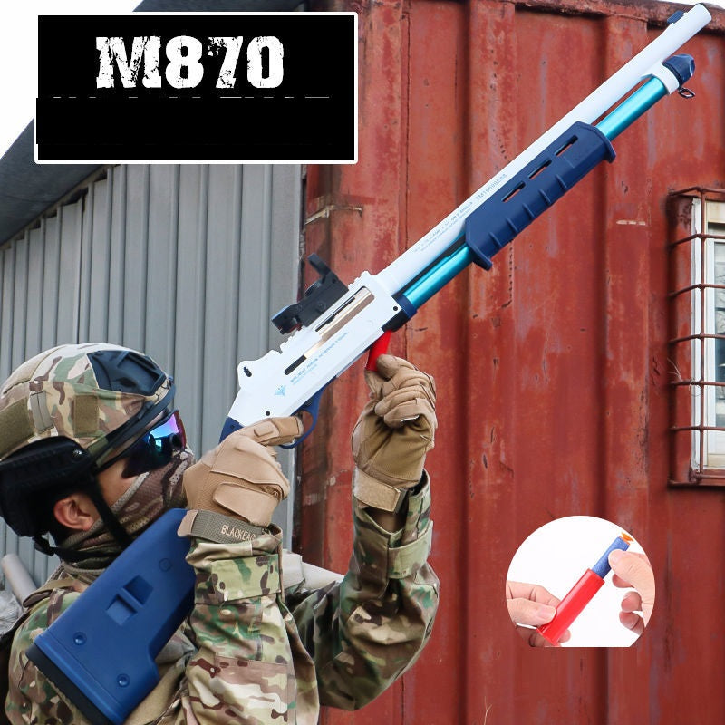 M870 Shell Ejecting Soft Bullet Toy