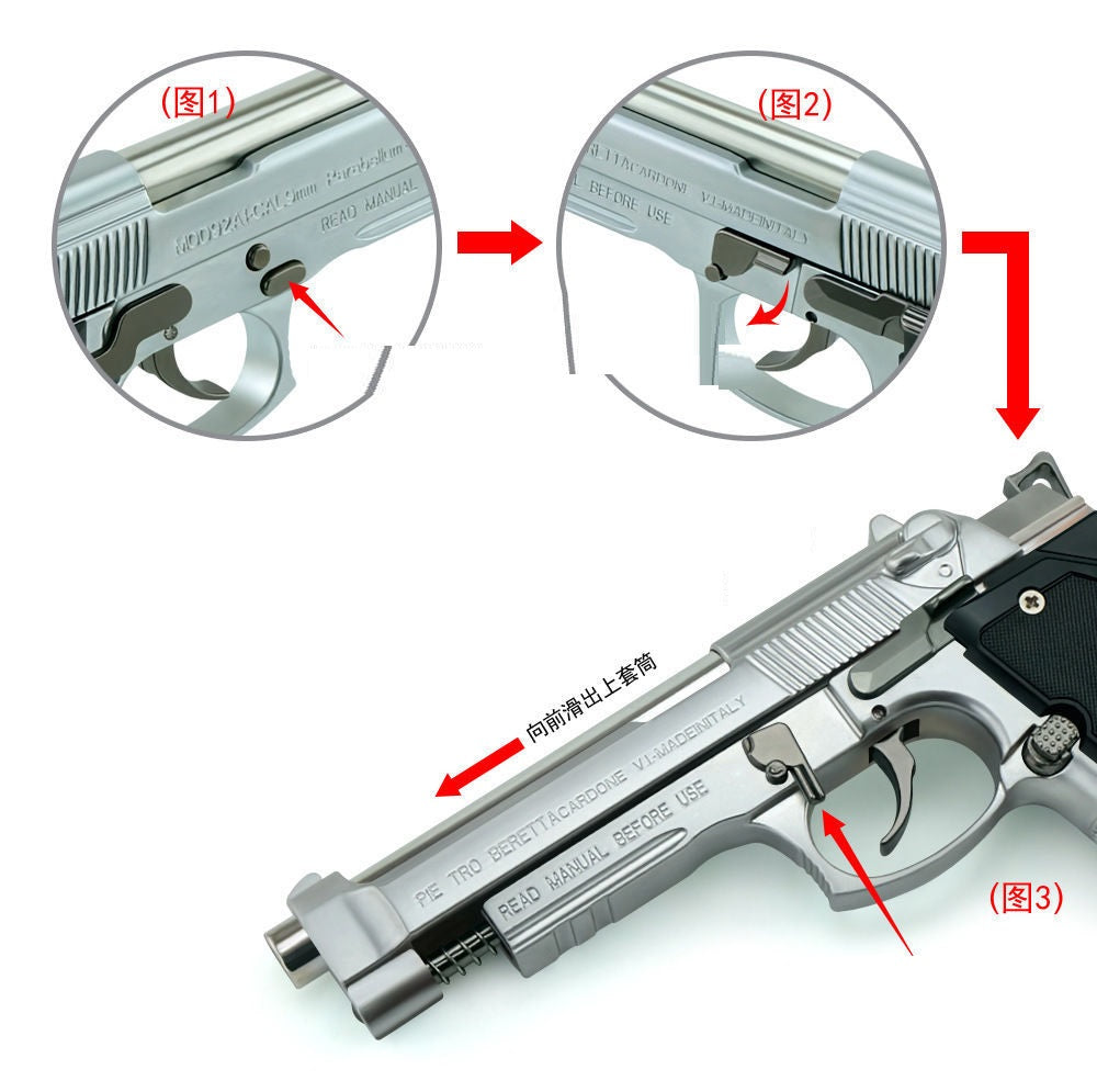 Miniature Beretta M92 Toy