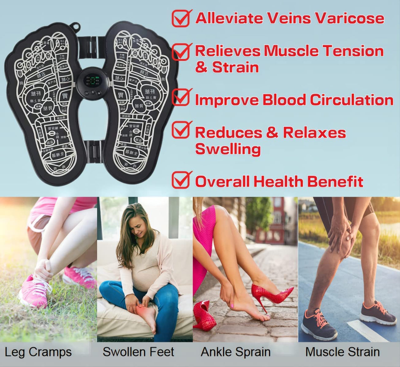 EMS Bioelectric Acupoints Massager Mat