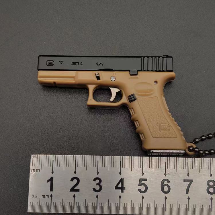 Mini Glock 17 Shell Ejection Toy Keychain