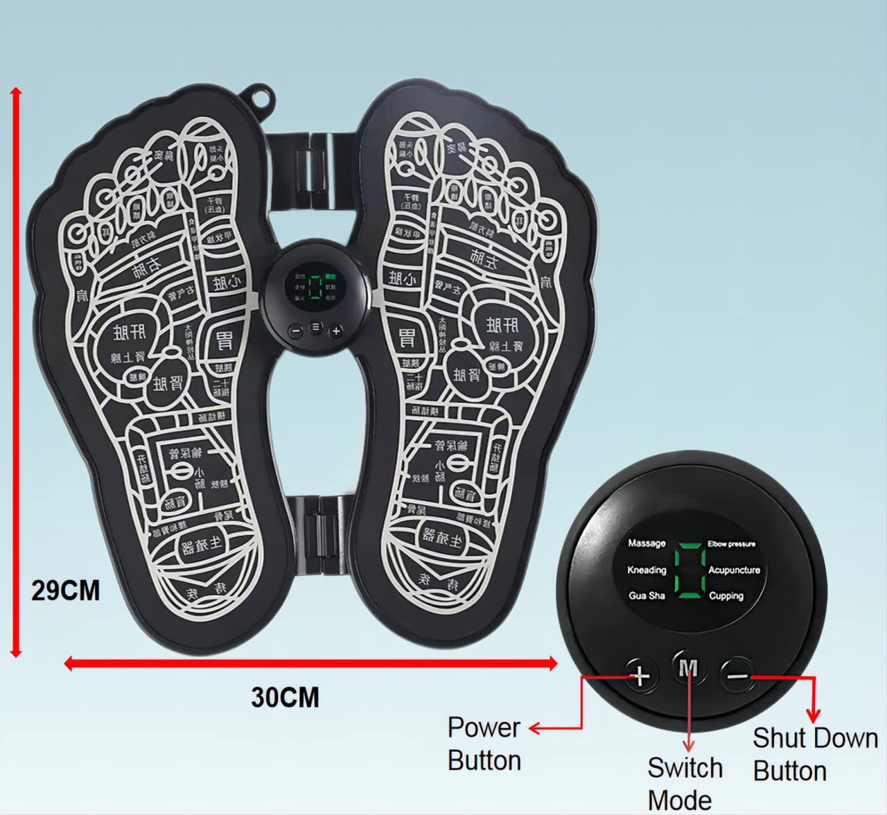 EMS Bioelectric Acupoints Massager Mat
