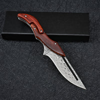 Thumbnail for Damascus Mechanical folding knife