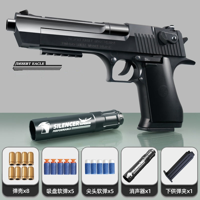 New Desert Eagle Shell Ejection Soft Bullet Toy