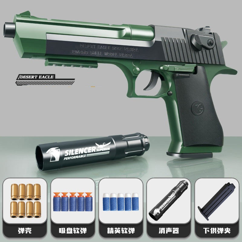 New Desert Eagle Shell Ejection Soft Bullet Toy
