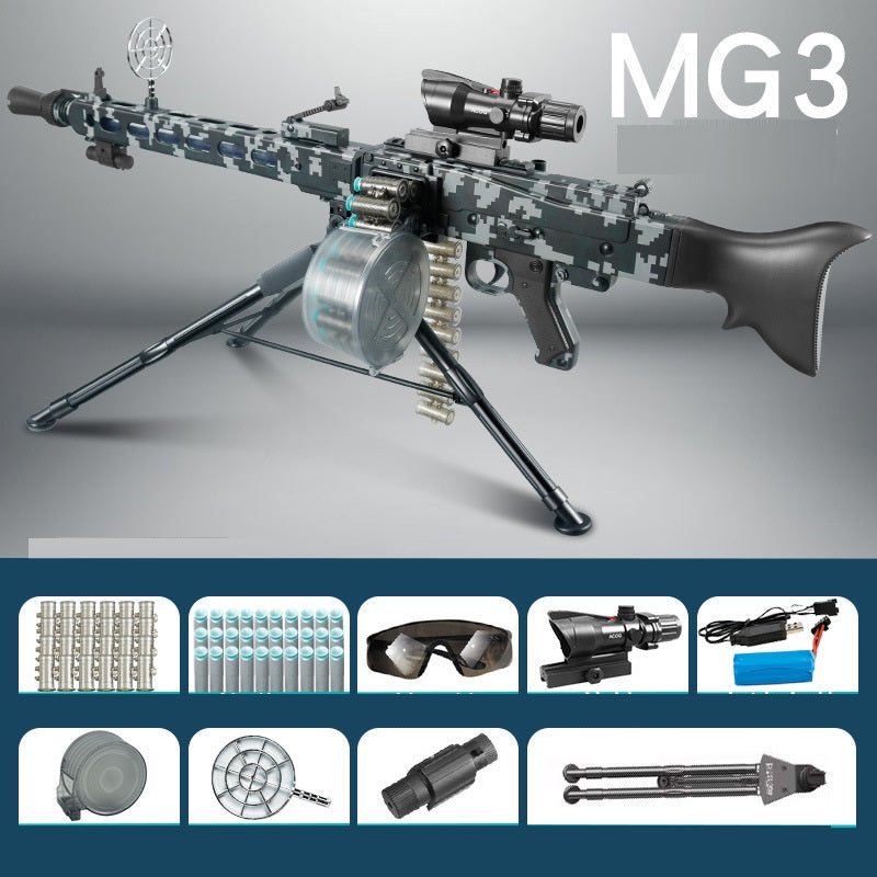 Lehui MG 3 Soft Bullet Launcher Toy