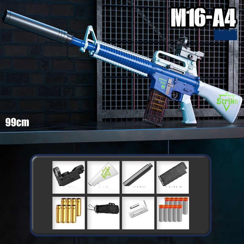 M16 Shell Ejection Soft Bullet Toy Gun