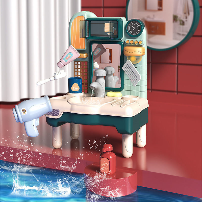Pretend Play Washbasin Toys Set